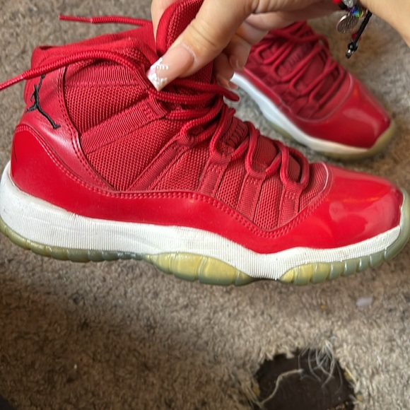 Red air Jordan 11s - Picture 2 of 13